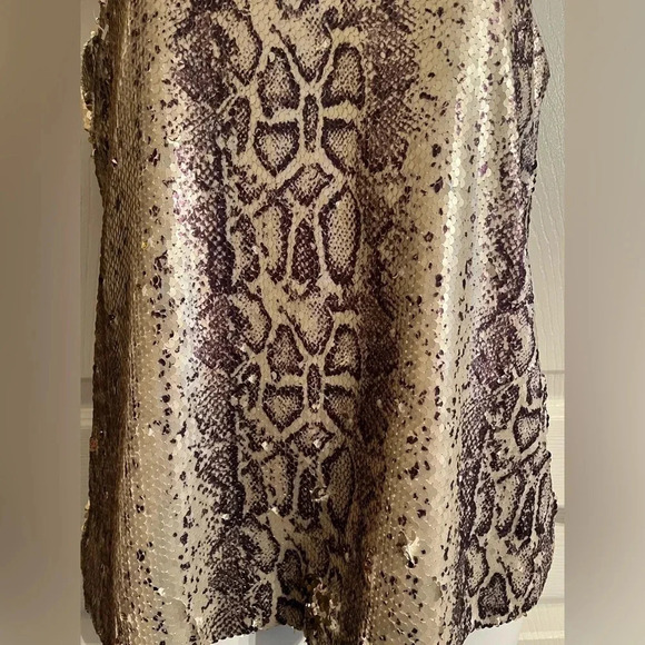 Maven West Python Sequin‎ Tank Top size XS NWT - Picture 8 of 10